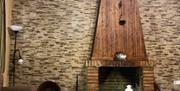 Salón chimenea